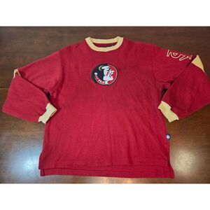 FSU Seminoles GIII Sports by Carl Banks Mens Sweatshirt Size Large